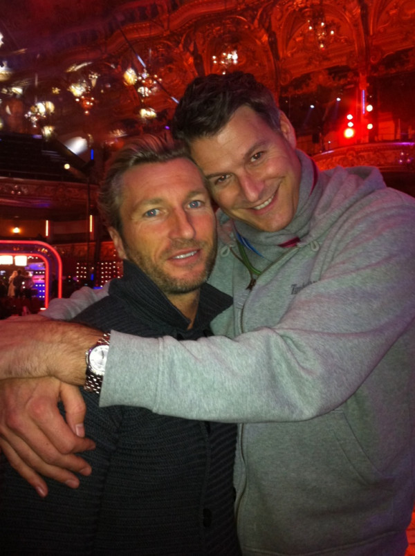 Robbie Savage and Dan Lobb