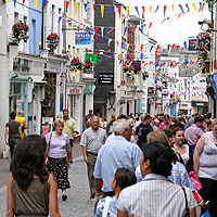 A street scene in Falmouth courtesy of Trevor Burrows 