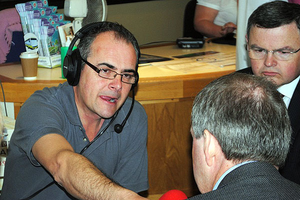 Melvyn Prior broadcatsing at Boston's Pilgrim Hospital