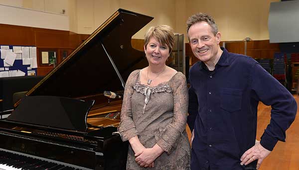 Fiona Talkington and John Paul Jones