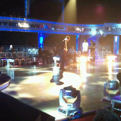 Matt Baker and Aliona Vilani in the dress rehearsal for Strictly's Halloween Special
