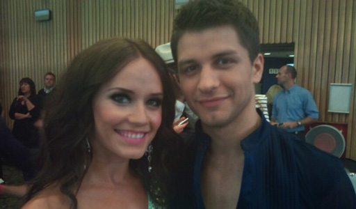 Katya and new professional dancer Pasha.