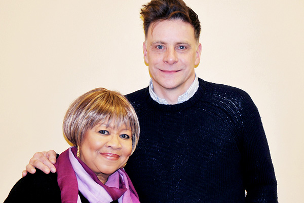 Ricky Ross with Mavis Staples