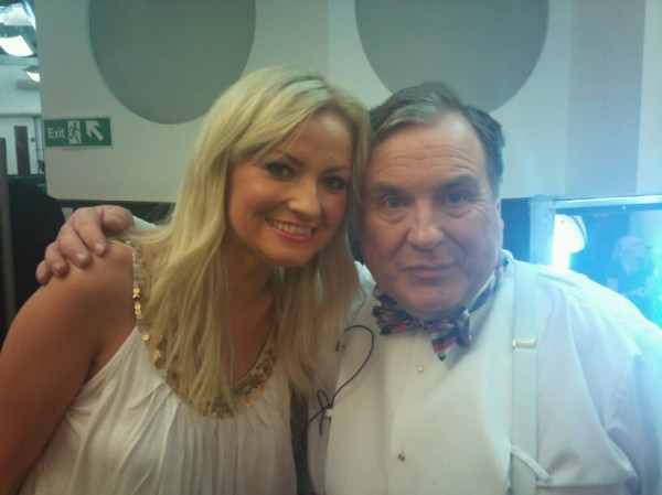 Nikki Dean and Russell Grant