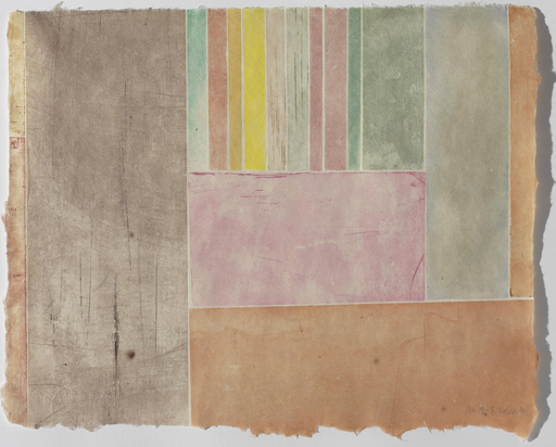 John Cage, HV2, no. 17b, 1992 Aquatint (using twenty-four plates) Courtesy Crown Point Press © the John Cage Trust