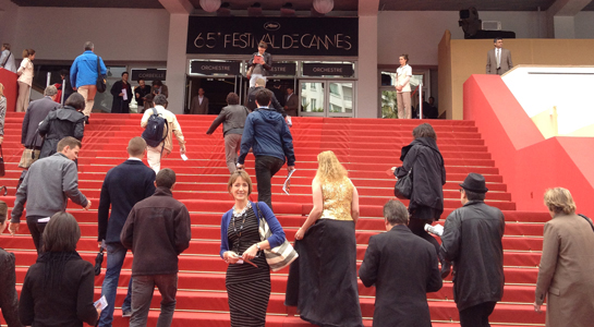 Francine Stock in Cannes