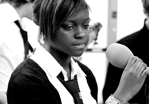 Gamu Nhengu photographed at Alva Academy, 2008