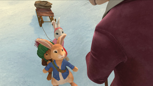 Peter Rabbit, Benjamin and Lily