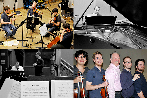The Maxwell Quartet, Steven Osborne and Jamie MacDougall, studio 1, BBC Scotland