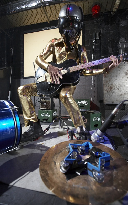 Bog log III in studio