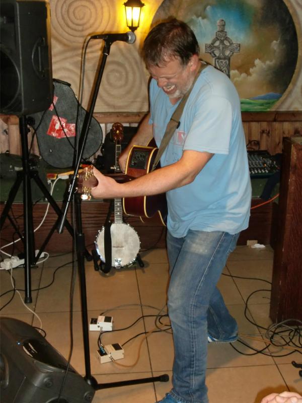 Tom Hindley at the Cellar Bar, Draperstown