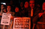 Protesting Visteon workers