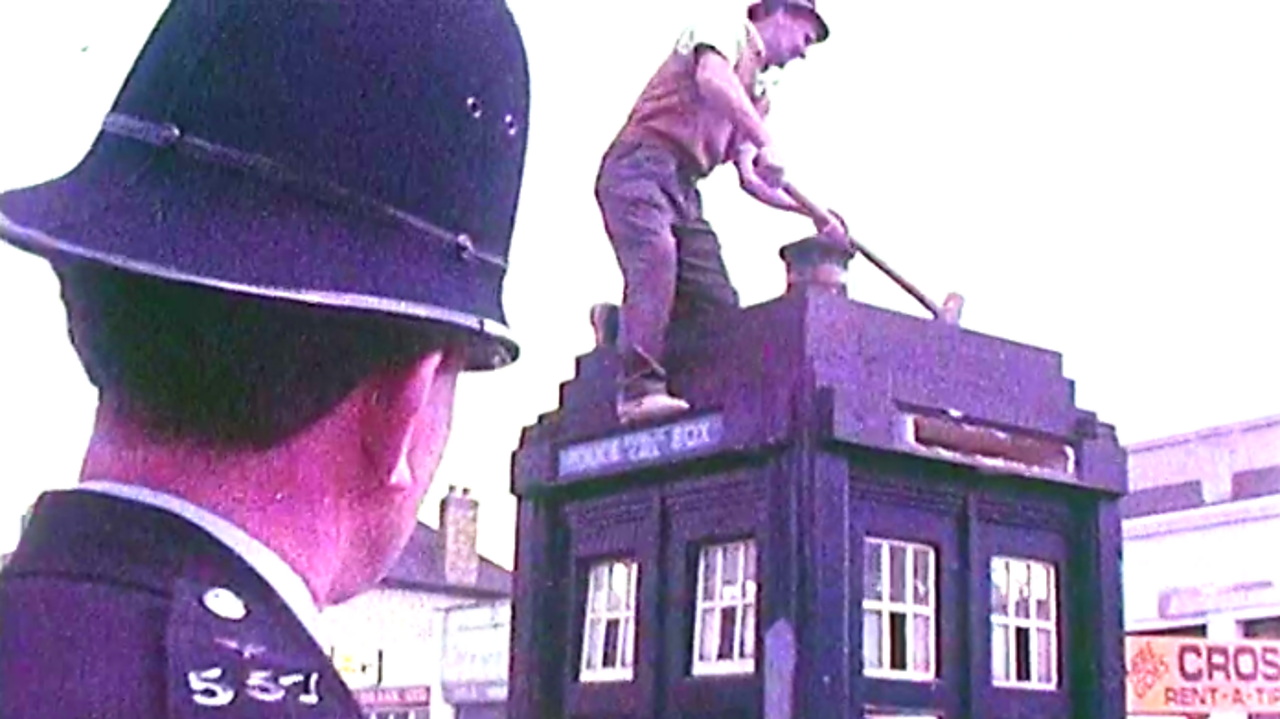 Police Box demolition, 1970