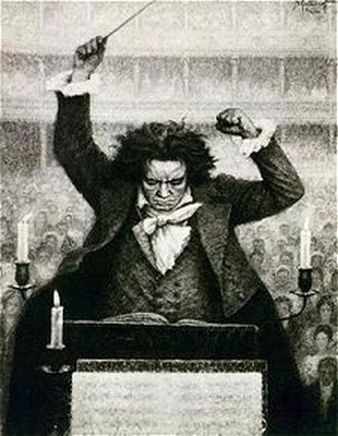 Picture of Beethoven conducting