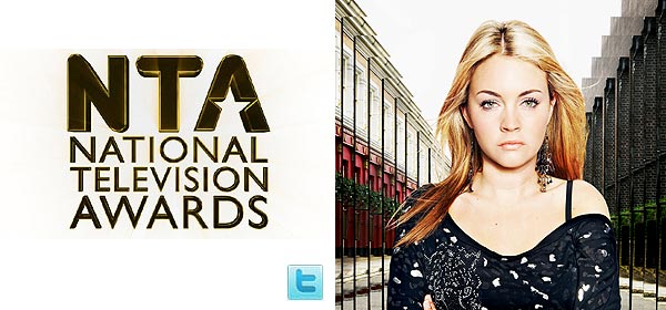 NTA news on EastEnders Twitter, and Lacey as Stacey Slater