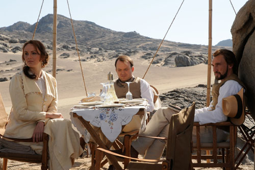 Rachel Stiring as Ursula Brangwen, Rory Kinnear as Rupert Birkin and Joseph Mawle as Gerald Crich