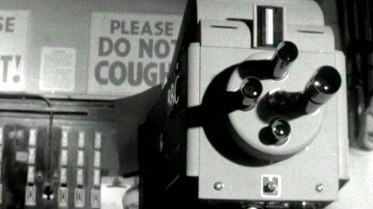 House of Commons colour TV demo, 1957