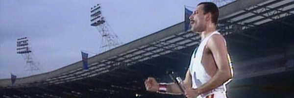 Freddie Mercury & Queen at Wembley, 1986