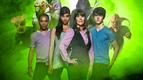 The cast of The Sarah Jane Adventures.