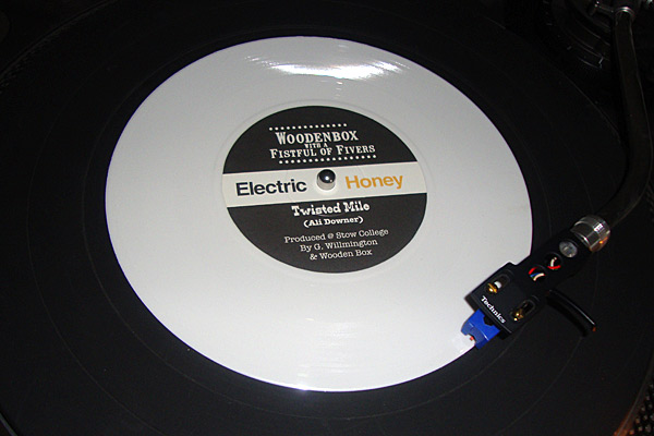 Vinyl copy of Woodenbox from Fistful of Fivers