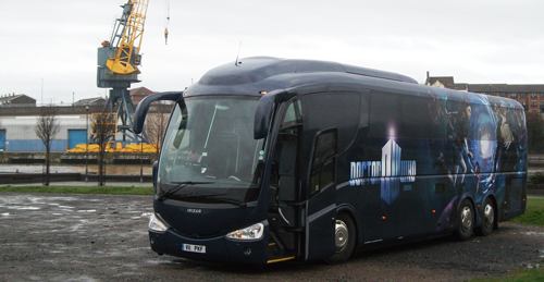 The Doctor Who tour bus