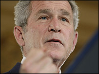 US President George Bush