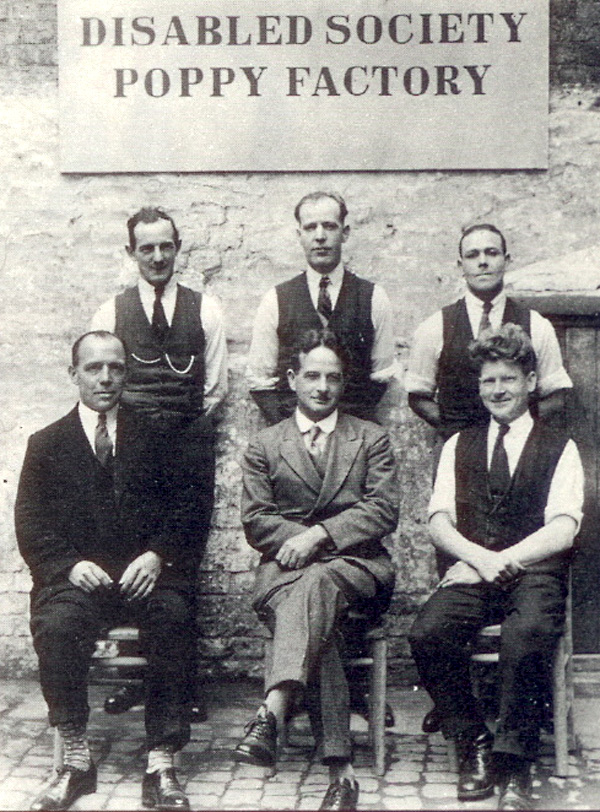 Major Howson with colleagues