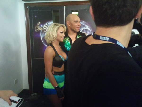 Goldie and Kristina Rihanoff