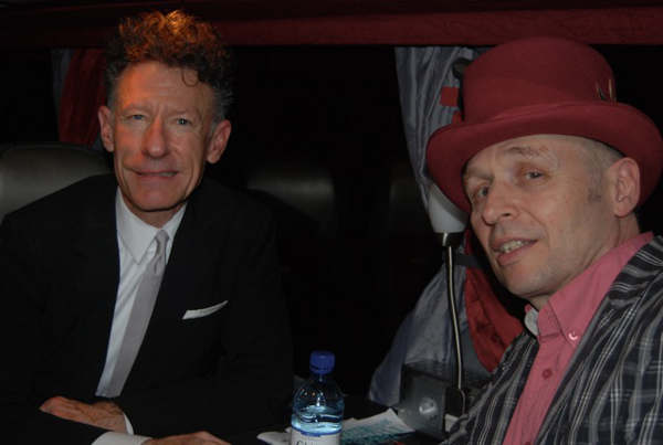 Photo of Lyle Lovett and Max Reinhardt. Photo: Felix Carey