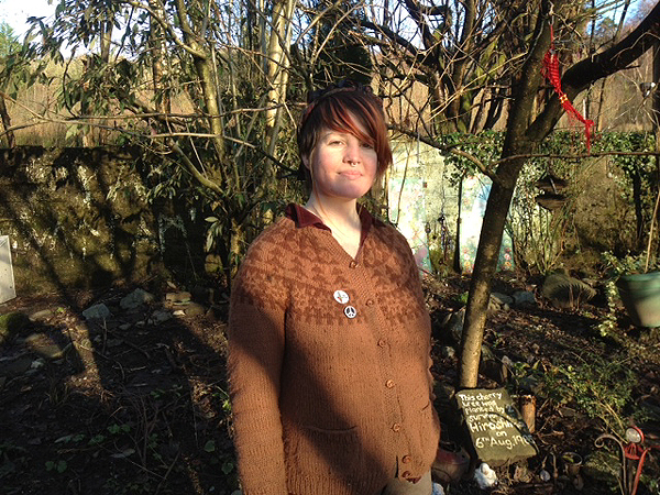 Peace camp resident Leonna