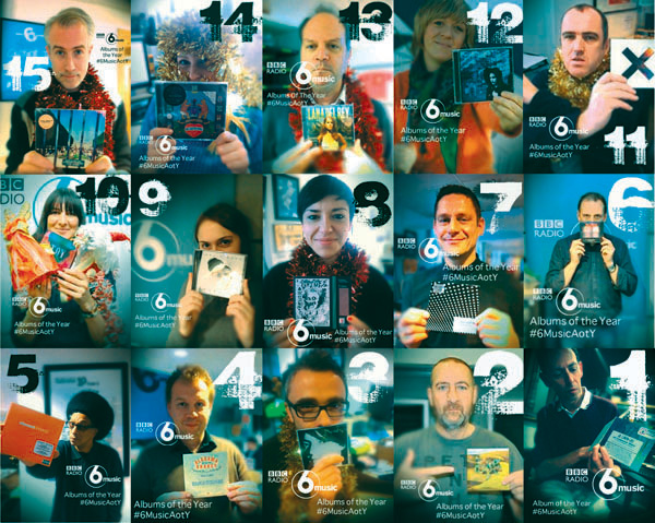 6 Music DJs and Staff with their albums of the year