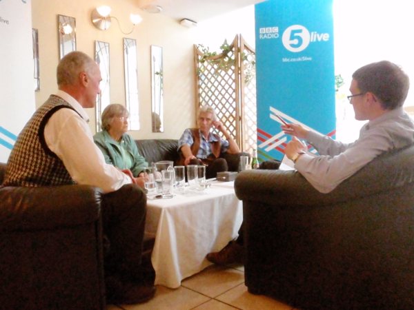 Chris Mason and his panel in Northumberland