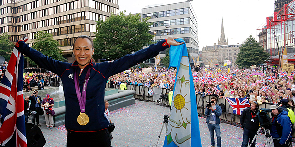 Jess Ennis in Sheffield