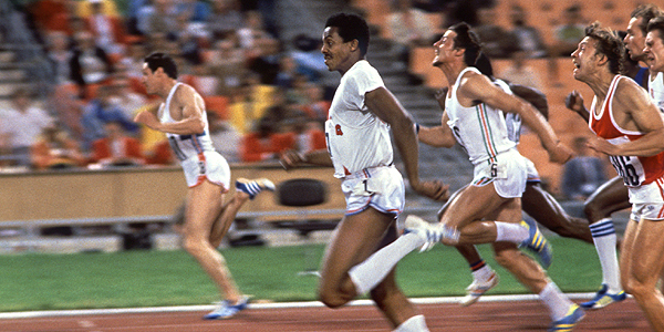 Allan Wells winnin Olympic gold in 1980