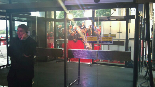 Papparazzi waiting to see the SCD celebrities on the red carpet