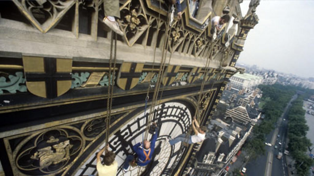 Cleaning Big Ben, 1980