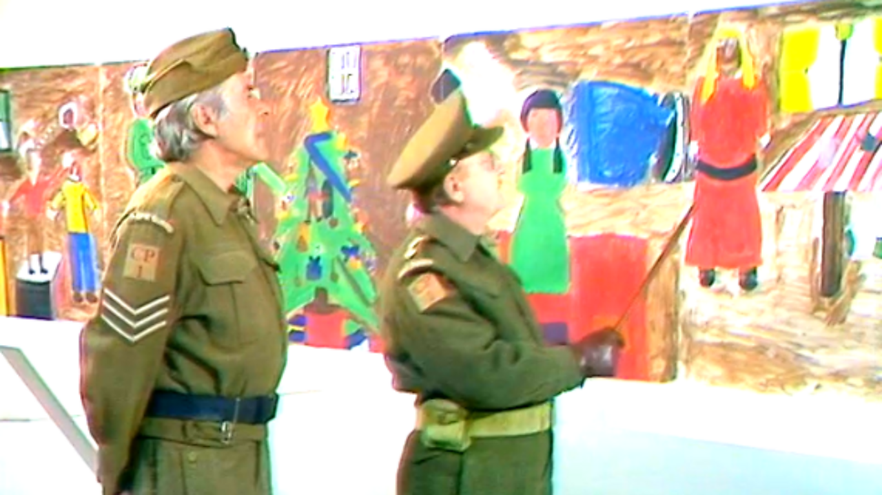 Dad's Army visit Blue Peter, 1973