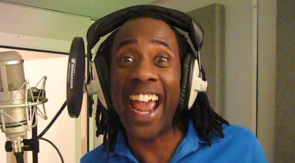 Songs being recorded at CBeebies - Sid at the Microphone