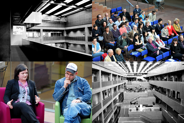 Photographs from the Glasgow International Festival of Visual Arts evening at BBC Scotland.