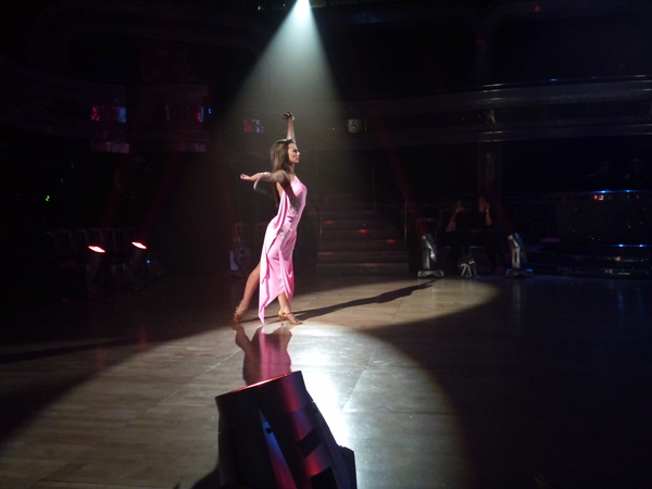 Kara Tointon in the Strictly Come Dancing dress rehearsal