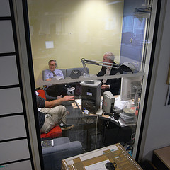 In Business through the office window