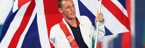 Daniel Crates during the Opening Ceremony for the 2008 Paralympic Games