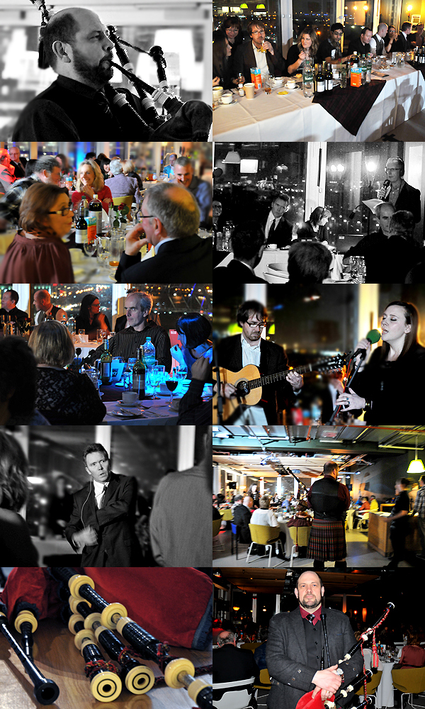 Photographs from Bryan Burnett's Burns Supper