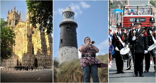 A montage of images from A Symphony for Yorkshire
