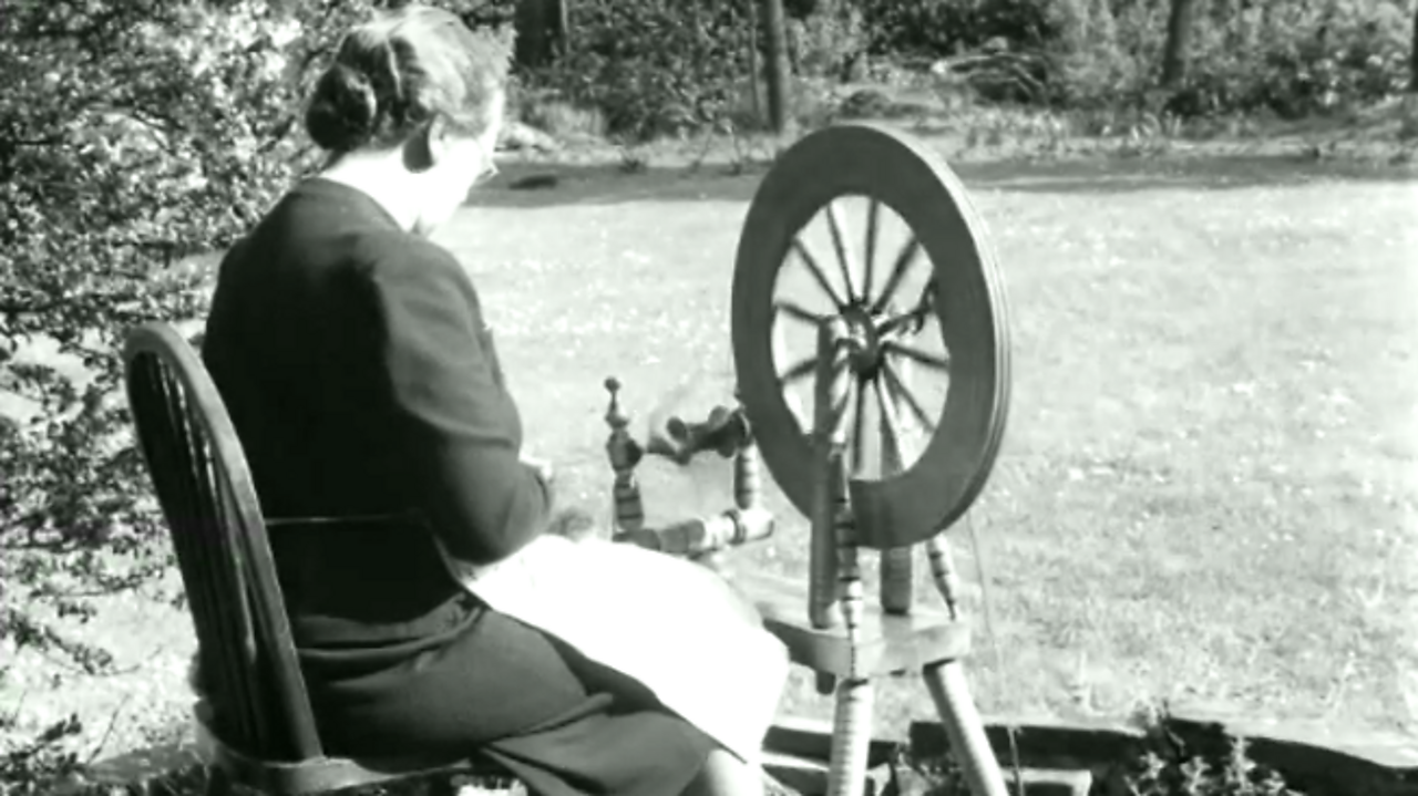 Spinning wheel interlude, 1953