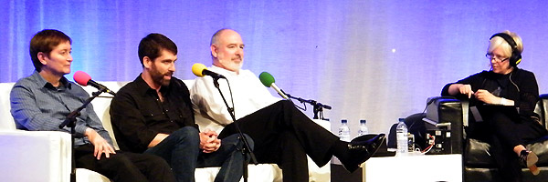 Jody and Al from Baby Loves Candy join Guy Masterson and Janice Forsyth on the sofas.