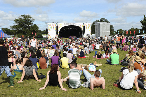 crowds at the festival