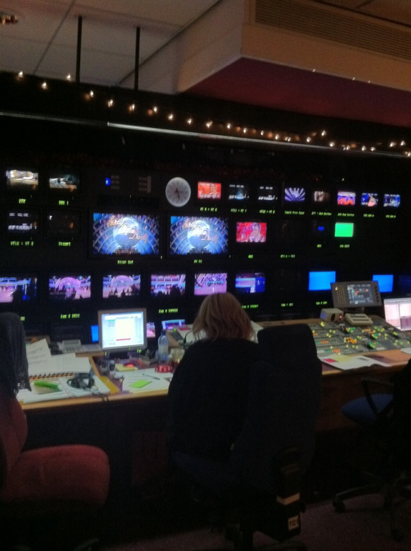 The studio gallery aka the 'brain' of Strictly!