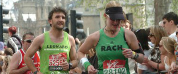 Rachael Hodges competes in the marathon