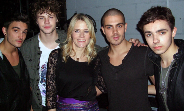 The Wanted backstage with Edith Bowman